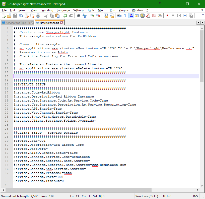 Sharperlight – Instance Management Command Line Automation
