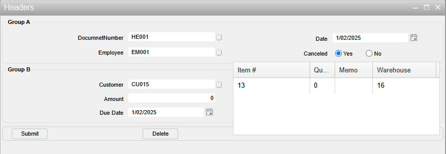 Resources with Foundry – Specifying the target data entry method